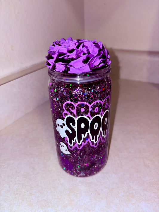 Spooky glitter cup